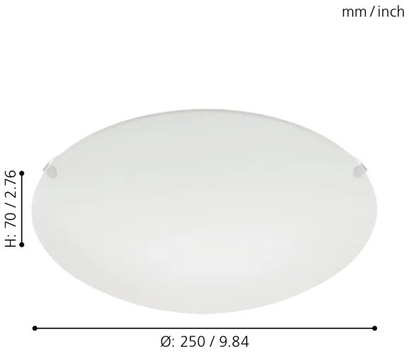 Eglo 32602 - Plafoniera LED MARS LED/11W/230V Ø 25 cm