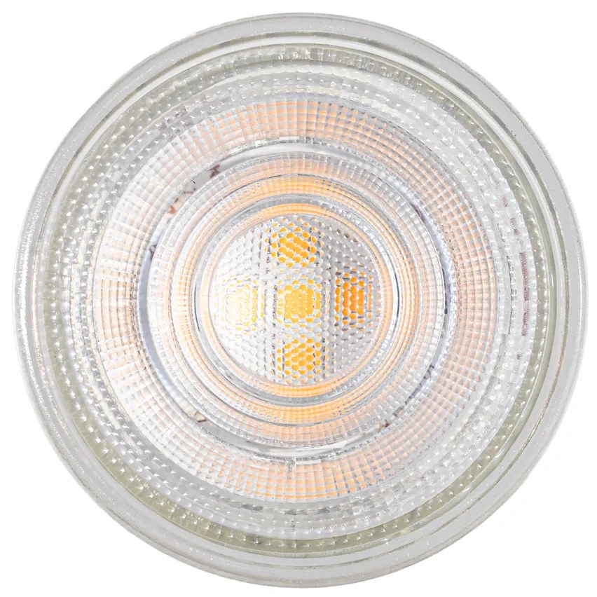 Set van 5 GU10 50mm LED lampen helder 3W 250 lm 2200K