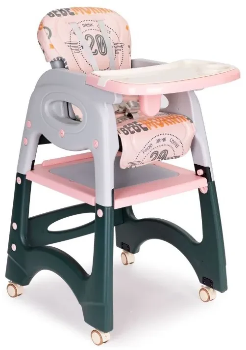 Ingenuity Trio Foldaway 6-in-1 Baby High Chair, 6 Ways to Use, Toddler Chair, Foldable Legs, 6M-5Y - Endless Blooms