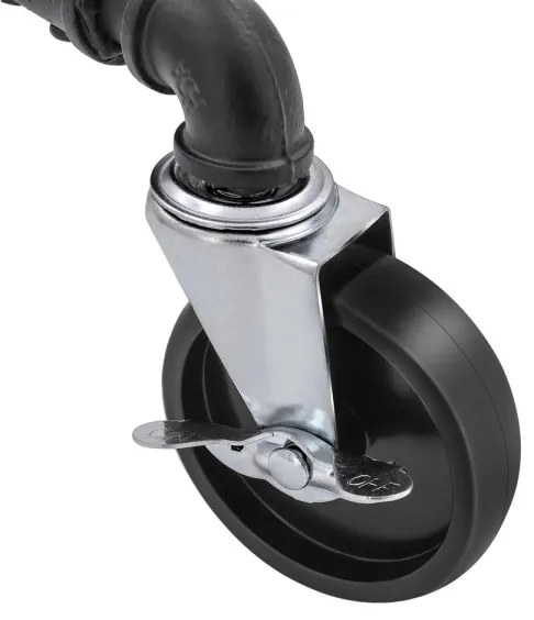 Appendiabiti da terra mobile LINEA, nero