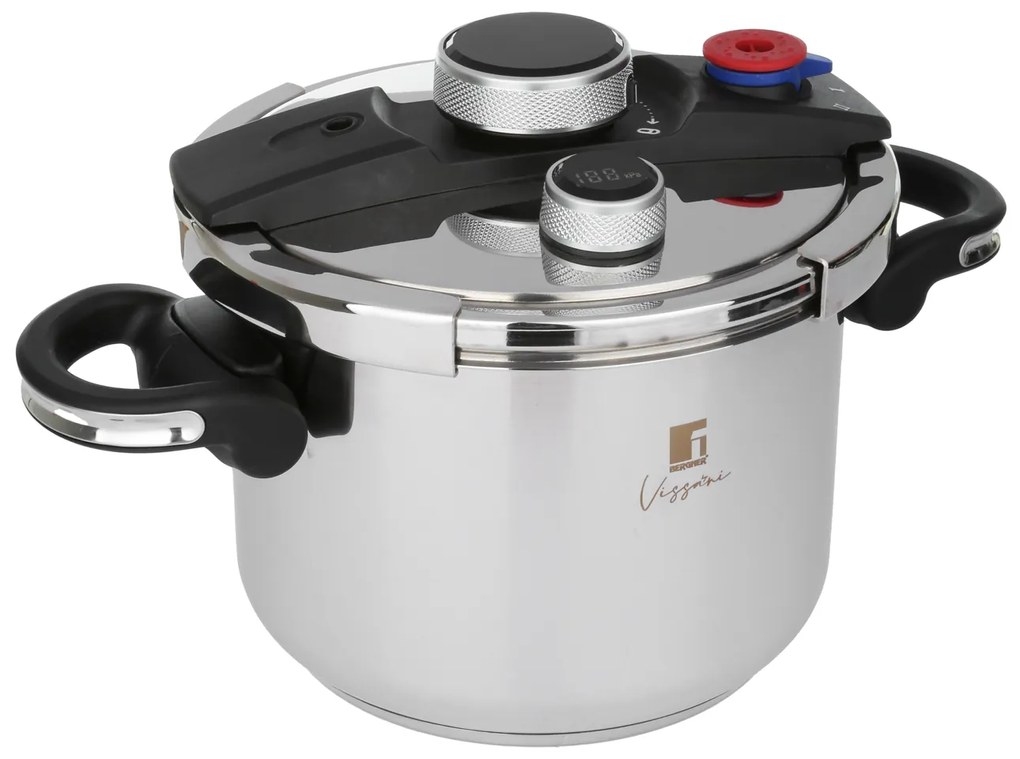 Pentola a pressione 6 L con manici pieghevoli