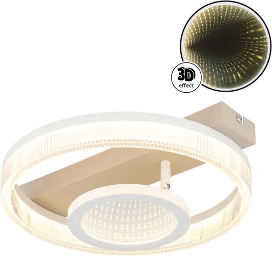 Globo 48046D5 - Plafoniera LED ZARA LED/18W/230V 3000K 33x36 cm