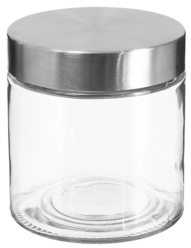 Barattolo 750 ml in vetro tappo in acciaio inox