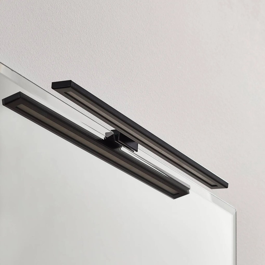 MCJ Luce per specchio a LED Espelho 40 cm nero 4.000 K