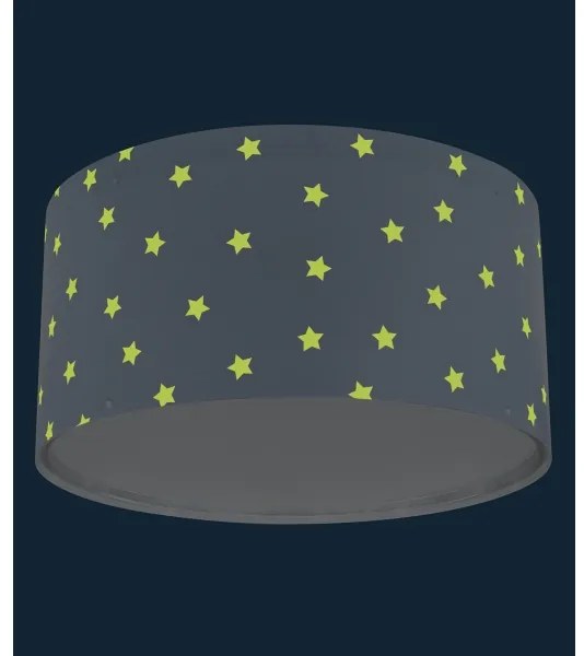 Dalber 82216T - Plafoniera per bambini STAR LIGHT 2xE27/60W/230V blu