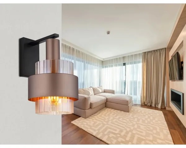 Globo 15560WA - Applique da parete MILLEY 1xE27/60W/230V