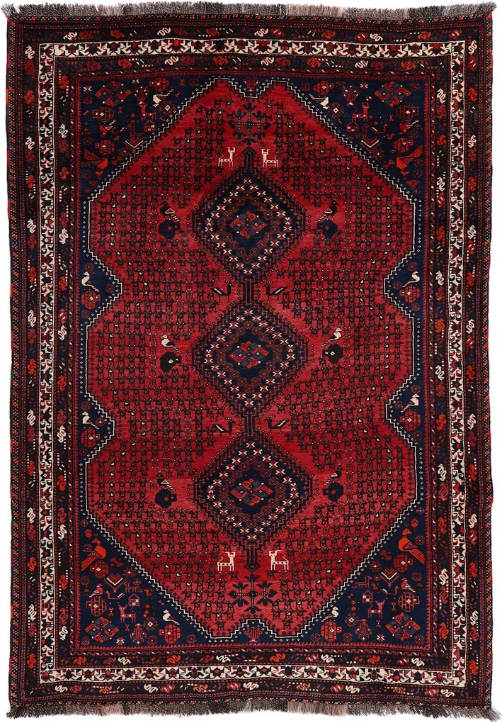 Shiraz Tappeto persiano 290x200 (Iran) Annodato A Mano