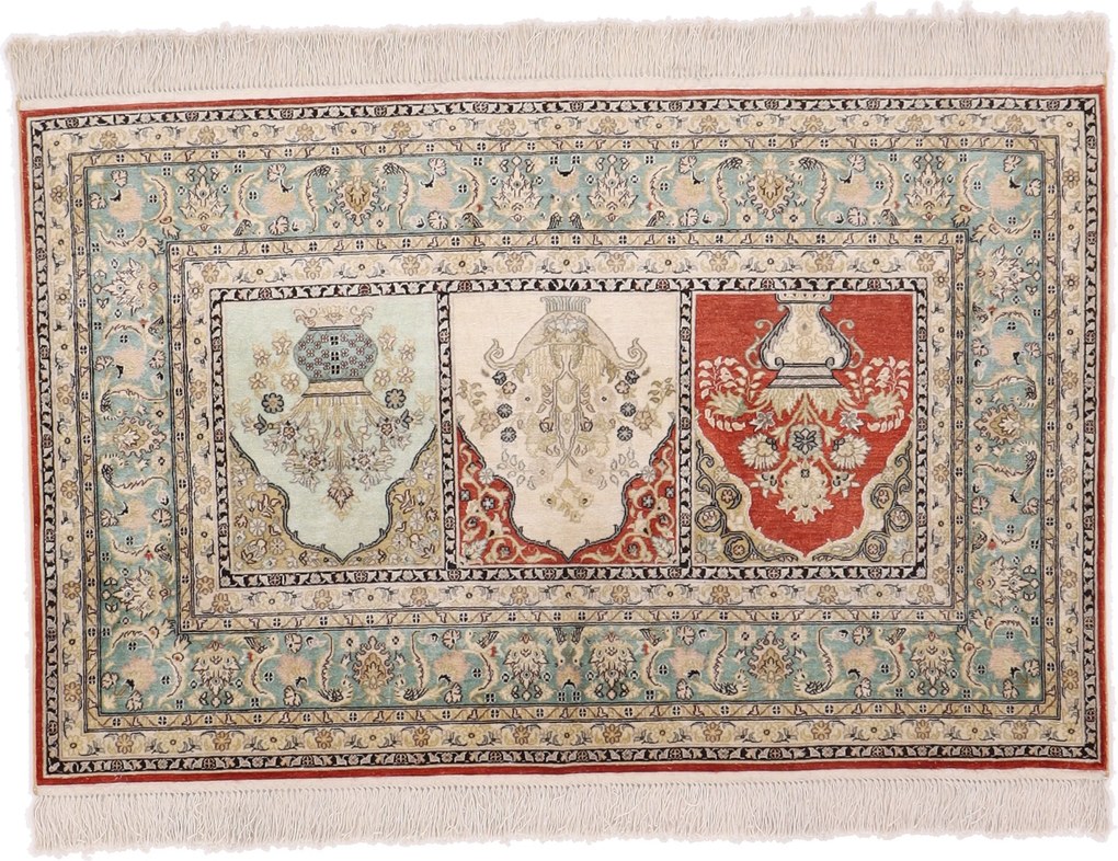 Hereke Tappeto orientale 80x120 (Cina) Annodato A Mano