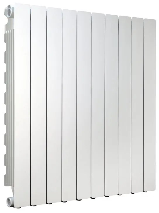 Radiatore acqua calda PRODIGE MODERN in alluminio, 10 elementi, interasse 800 mm, bianco