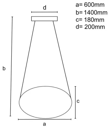 Lampadario a sospensione con filo LED dimmerabile LED/70W/230V 3000-6500K cromo + telecomando