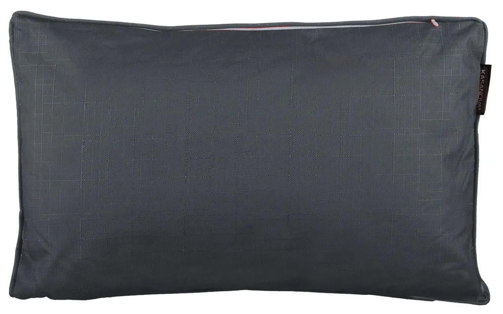 Cuscino divano antracite 30x50 cm idrorepellente