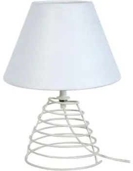 Tosel  Lampade d’ufficio lampada da comodino tondo metallo bianco avorio  Tosel