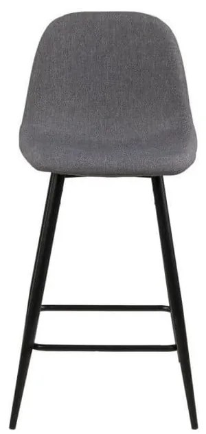 Set di sbagelli da bar grigio chiaro in imbottito 2 pz (altezza della seduta 65 cm) Wilma – Actona