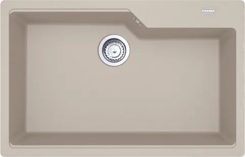 Lavello integrato 1 vasca in fragranite beige FRANKE Urban L 50 x L 78 cm