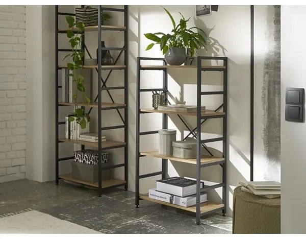 Scaffale MEDDIE rovere