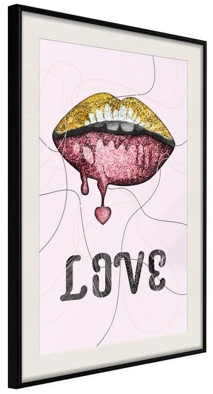 Poster Lip Gloss and Love