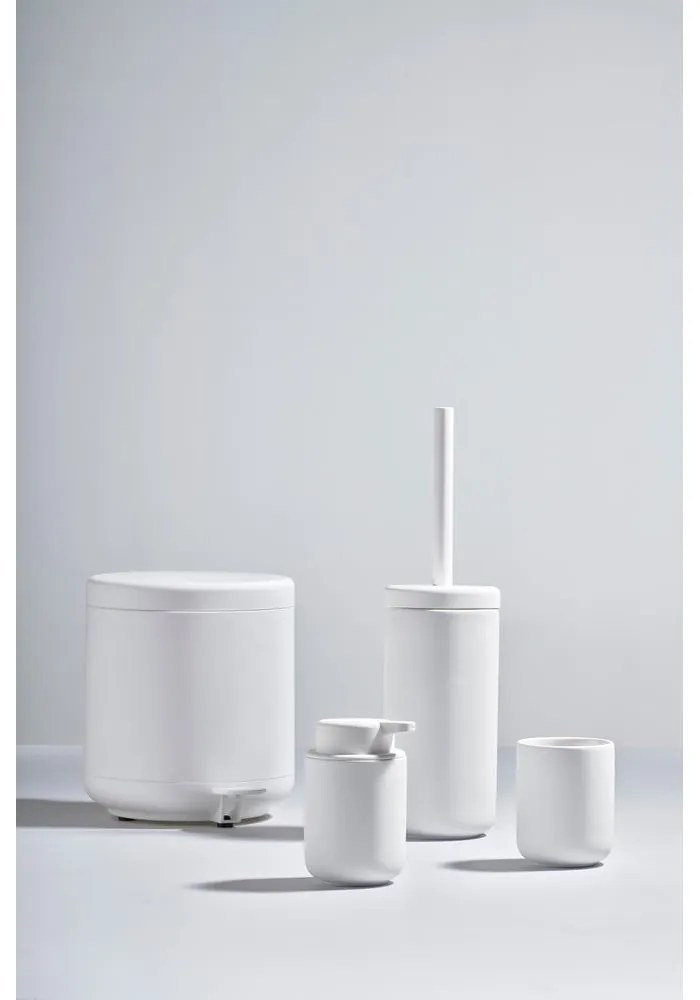 Tazza in gres bianco per spazzolini da denti Ume - Zone