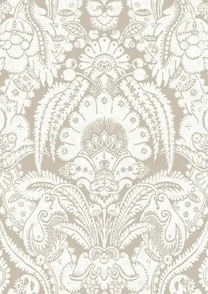 Cole & Son Carta da parati Chatterton - Linen/ White