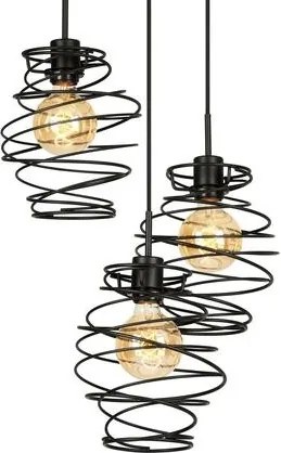 Briloner 4870-035 - Lampada a sospensione con cavo 3xE27/60W/230V