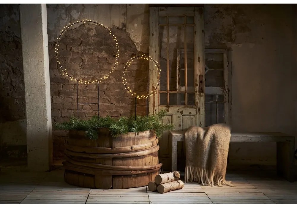 Cerchio decorativo a LED illuminato, altezza 120 cm Barlumi - Star Trading