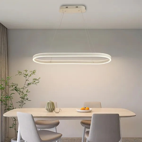 Brilagi - Lampadario LED a sospensione con cavi PONDIE LED/45W/230V 80x30 cm bianco