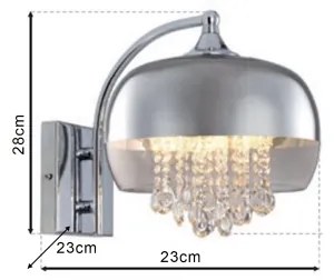 Applique LED LUNA 1xE14/40W/230V