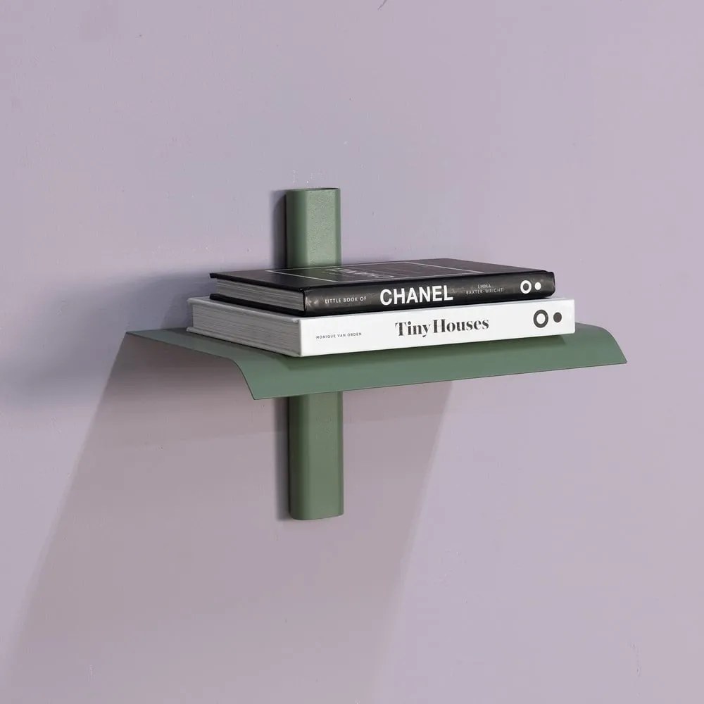 Mensola verde polveroso in metallo 28 cm Hola – Spinder Design