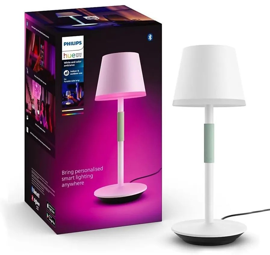 Philips-LED RGBW Lampada touch dimmerabile Hue GO LED/6,2W/230V 2000-6500K IP54