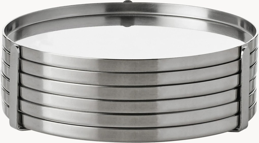 Sottobicchieri con supporto Arne Jacobsen, set da 6