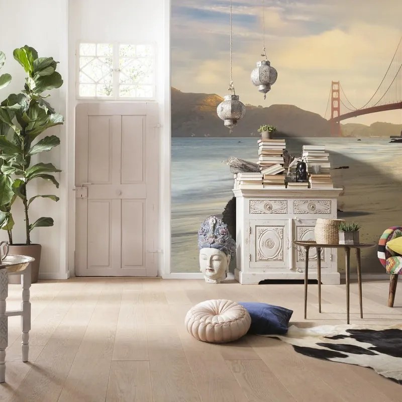 Fotomurale KOMAR Golden Gate, multicolor 368X248 cm