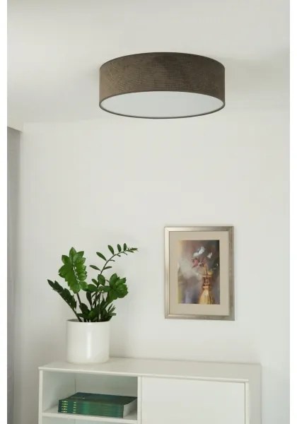 Duolla - Lampada LED da soffitto CORTINA LED/26W/230V Ø45 cm 4000K marrone