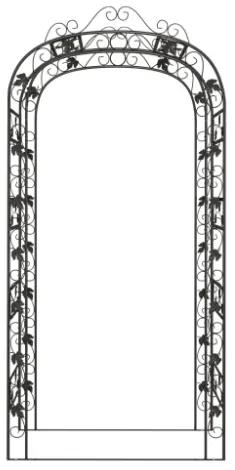 Arco da Giardino 116x45x240 cm Acciaio