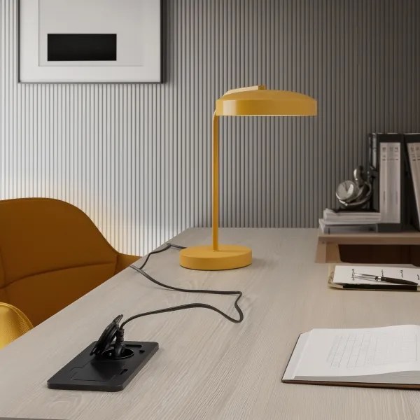 Solight 5B323B - Presa doppia da incasso a pavimento per esterno IP55 nero rettangolare