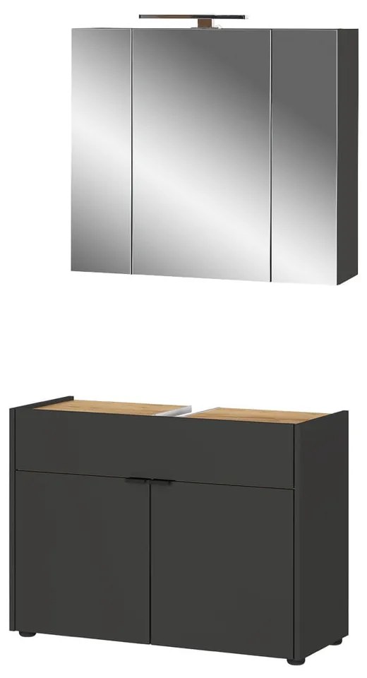 Set da bagno antracite Forano - Germania