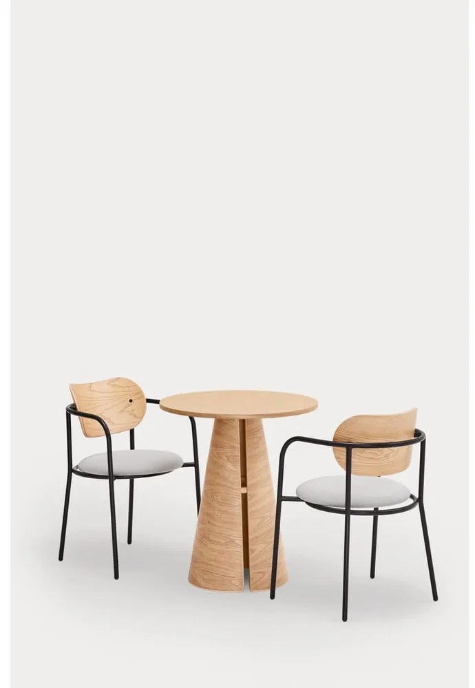 Tavolo da pranzo rotondo in rovere naturale ø 65 cm Cep - Teulat