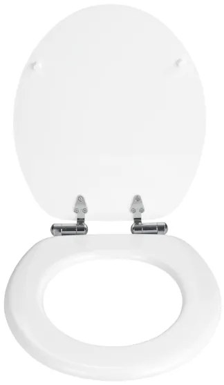 WENKO 22885100-WC Sedile WC URBIO 36x42,5 cm bianco/argento
