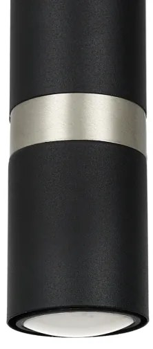 Lampadario a sospensione con filo JOKER 1xGU10/25W/230V nero/cromo opaco