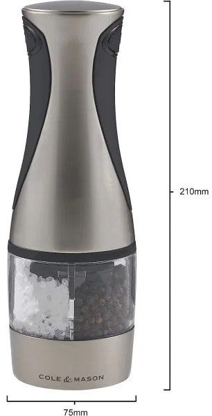 Cole&Mason - Macinaspezie elettrico 2in1 KEW 6xAA 21 cm