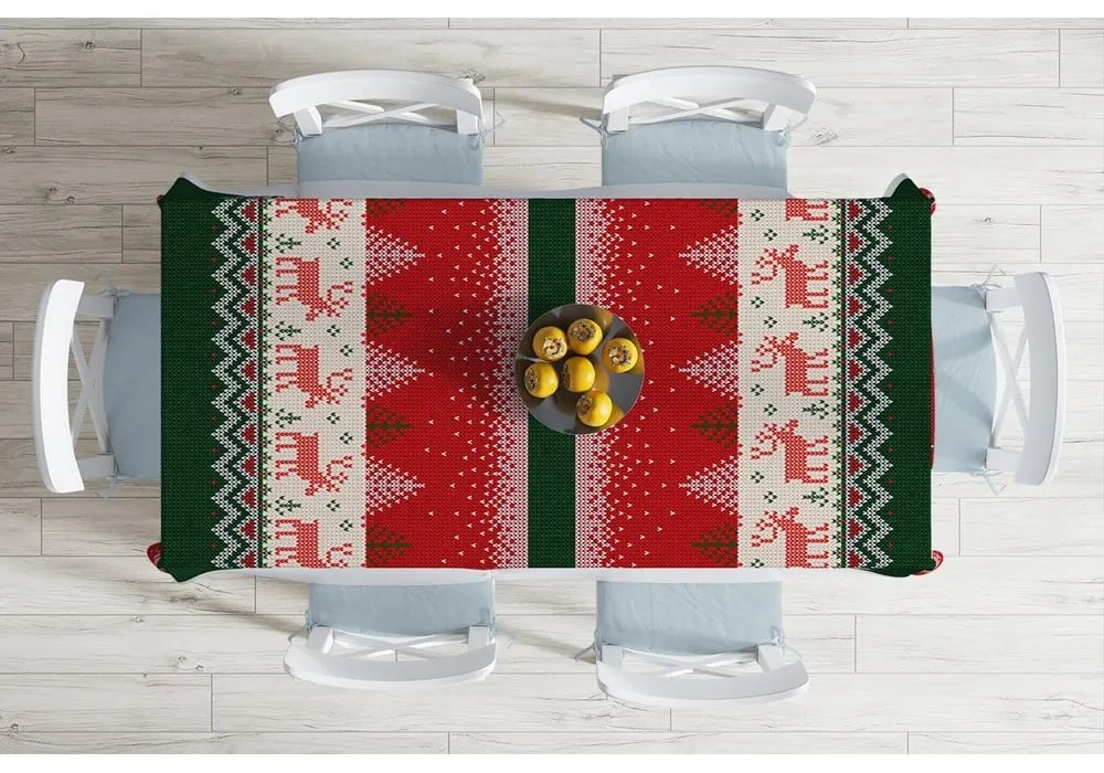 Tovaglia natalizia in cotone Merry , 140 x 180 cm Christmas - Minimalist Cushion Covers