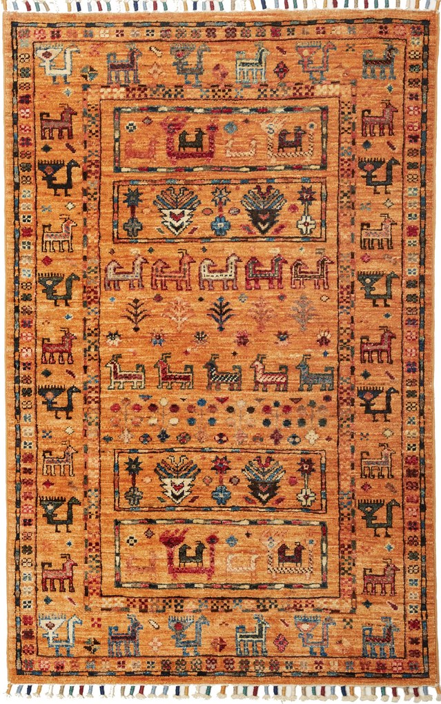 Samarkand Tappeto 80x120 (Pakistan) Annodato A Mano