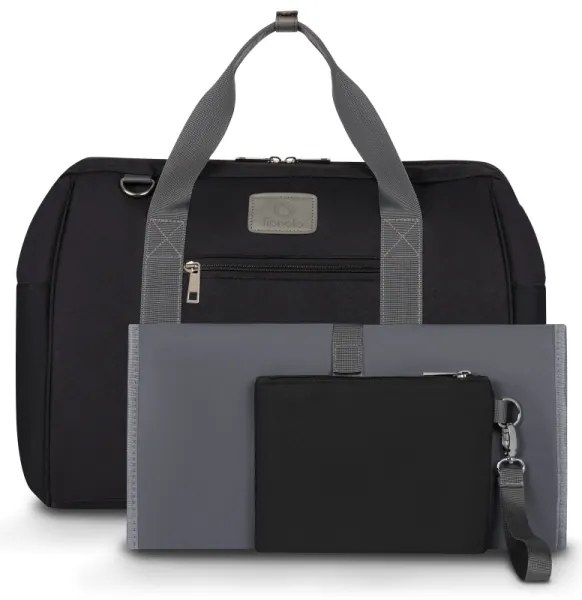 Lionelo - Borsa fasciatoio per passeggino IDA Nero Onice