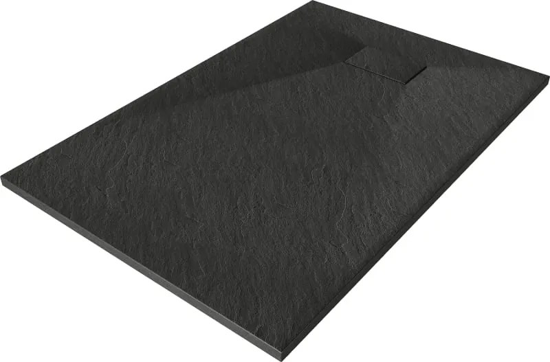 Mexen Hugo piatto doccia rettangolare SMC 120 x 80 cm, nero - 42708012
