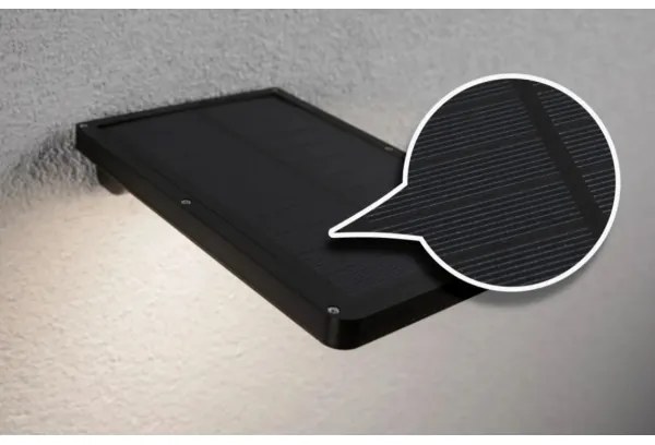 Paulmann 95393-LED/4W IP44 Luce solare dimmerabile con sensore SOLVEIG 3,7V