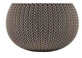 Vaso per fiori in plastica da appendere/parete ø 28 cm Cozy Harvest Brown – Keter