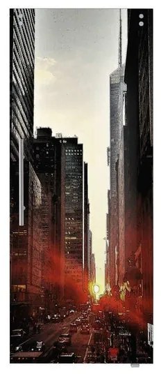 Porta scorrevole destra Urban in alluminio multicolore, L 88 x H 215 cm, con binario Atelier argento