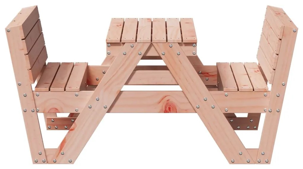 Tavolo da picnic per bambini 88x122x58cm legno massello douglas