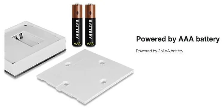 Pannello Full Touch WiFi Dimmer 4-Zone, base magnetica - White Colore del corpo Bianco