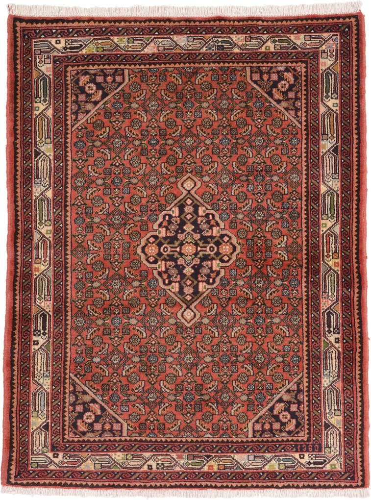 Abadeh Tappeto 140x110 (Iran) Annodato A Mano