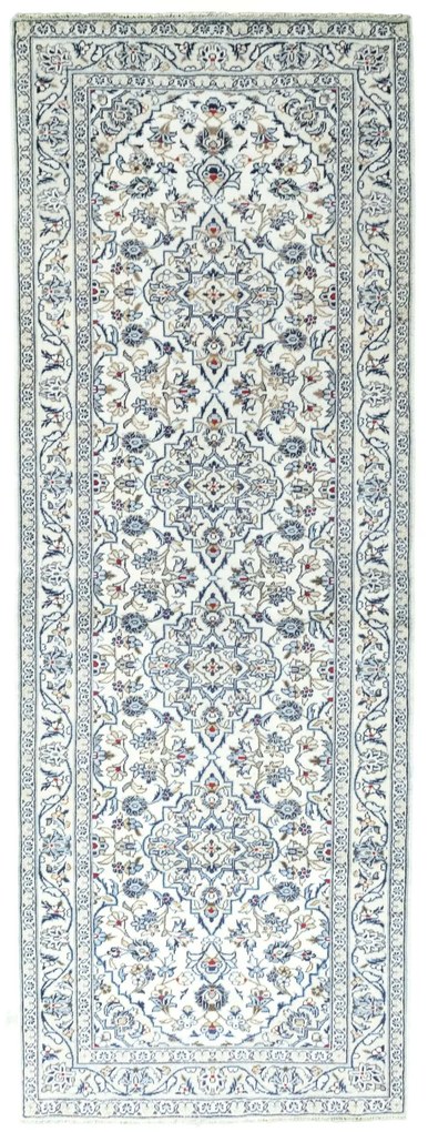 Kashan Tappeto 110 x 290 Beige (Iran) Annodato A Mano
