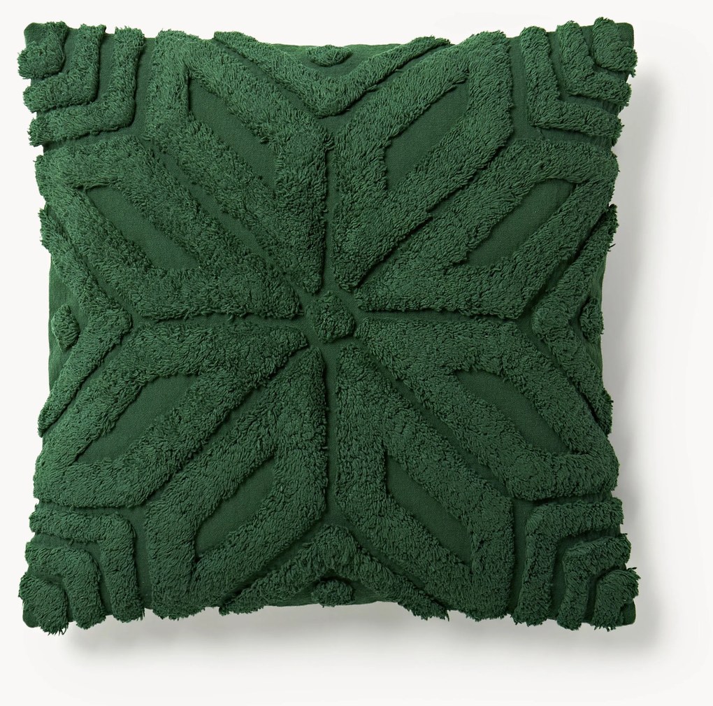 Copricuscino in cotone con motivo invernale Nira